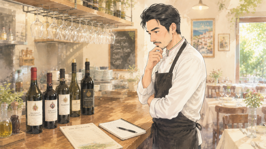 レストランでワインの持ち帰り販売が出来ないか検討中