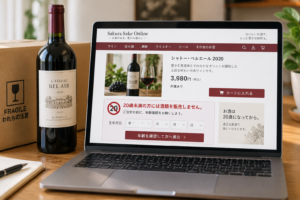 酒類ECサイトの表示イメージ